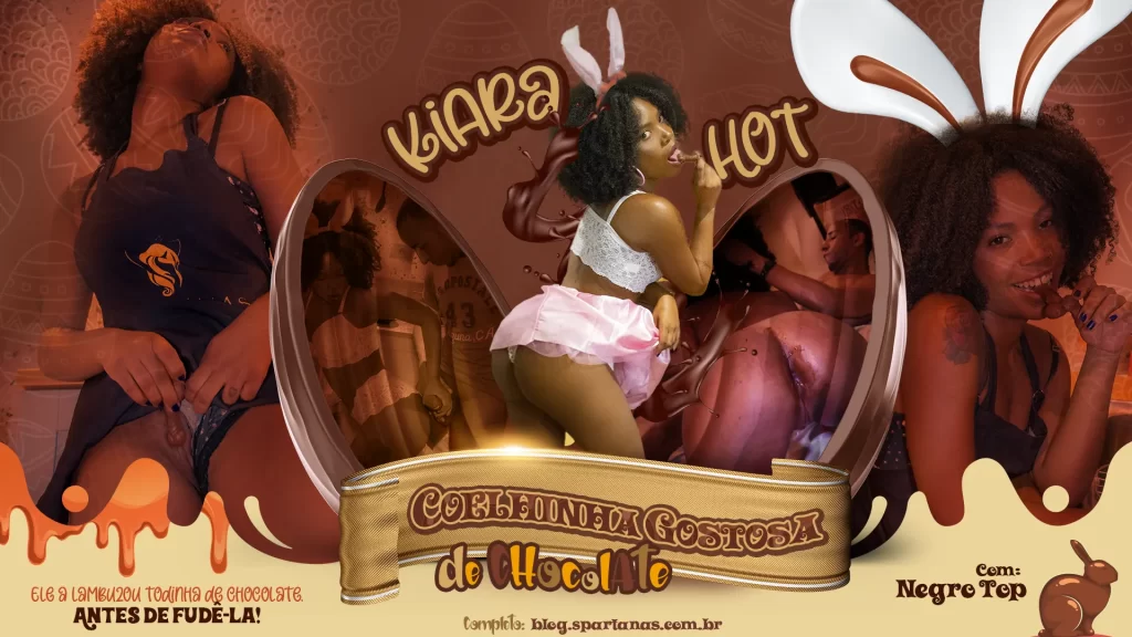 Coelhinha Chocolate Gostosa