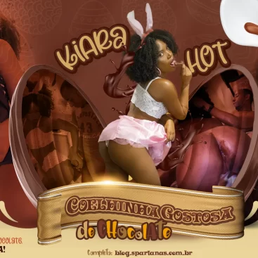 Coelhinha Chocolate Gostosa