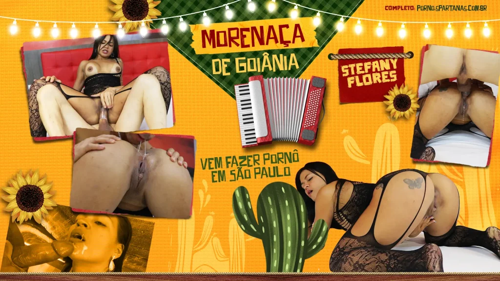 Morenaça Deliciosa de Goiânia vem fazer Pornô em SP