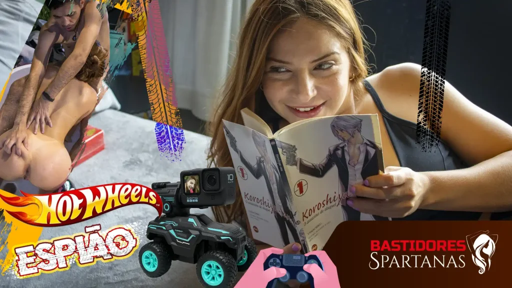 Capa dos Bastidores de Hot vWheels Espião com a Ruivinha Cintia Lara